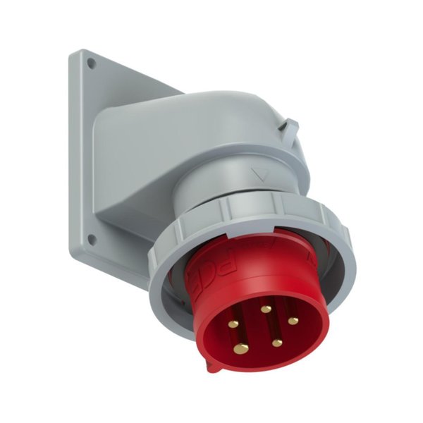 PCE 777252-6tt Panel-Mounted CEE Appliance Inlet Angled