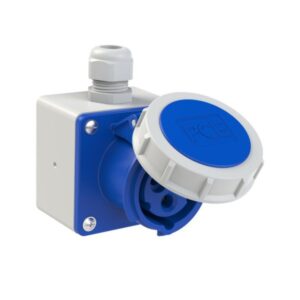 PCE 801132-6 Wall-Mounted CEE Socket Outlet