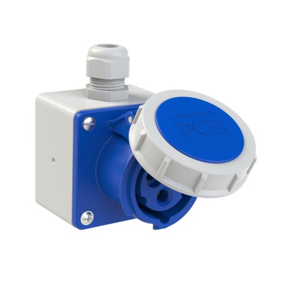 PCE 801132-6 Wall-Mounted CEE Socket Outlet