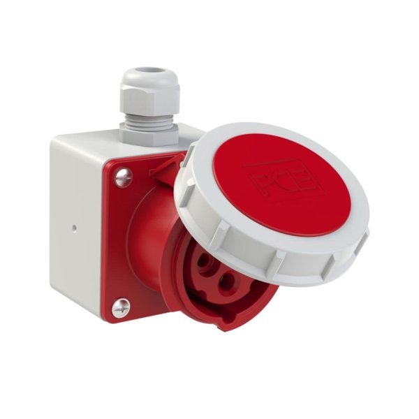 PCE 801142-6 Wall-Mounted CEE Socket Outlet