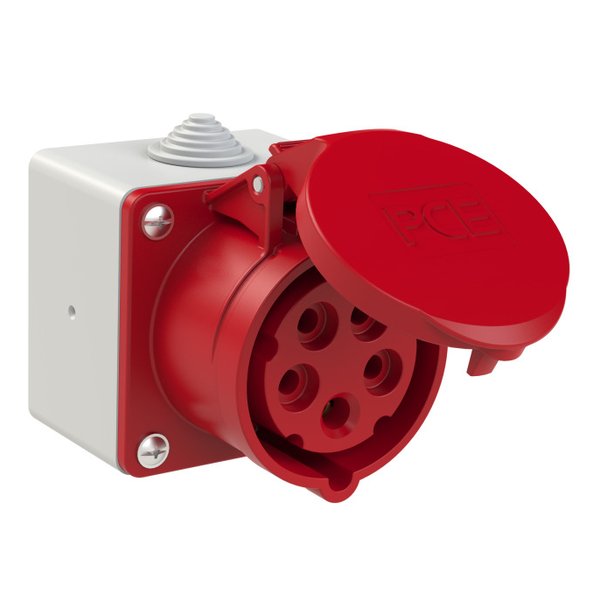 PCE 80115-6 Wall-Mounted CEE Socket Outlet
