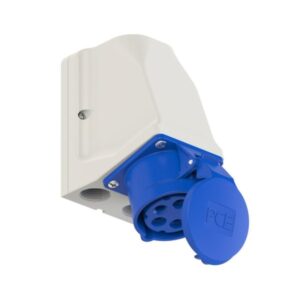 PCE 915-9 Wall-Mounted CEE Socket Outlet Wiring Through