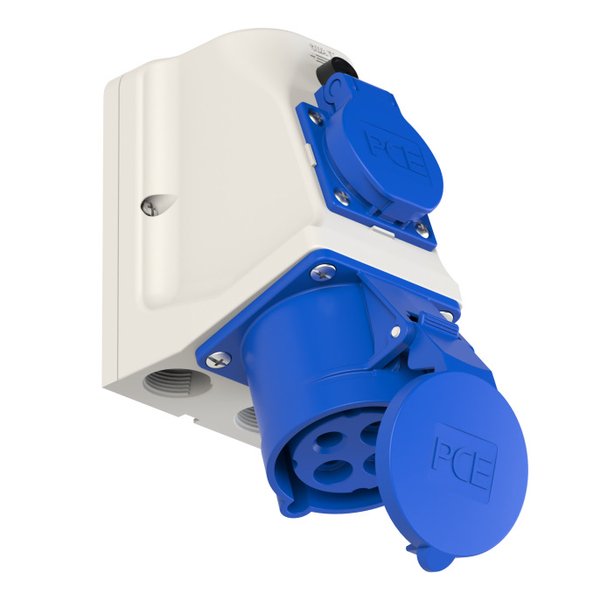 PCE 9224-9 CEE And Safety Socket Outlet Combination