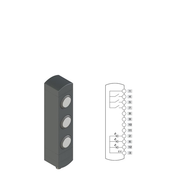 Pizzato BN AC3ZA89 BN series control device unit