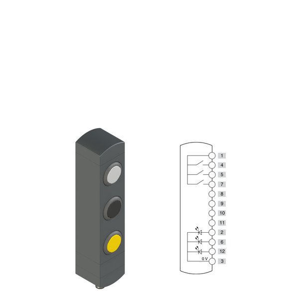Pizzato BN AC3ZA97 BN series control device unit