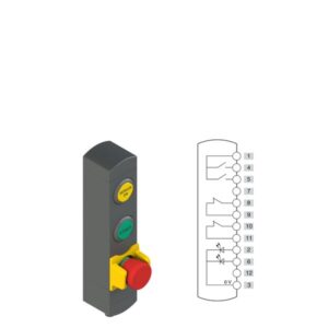 Pizzato BN AC3ZC07 BN series control device unit