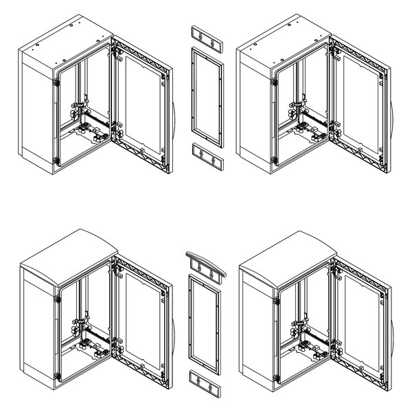 Schneider Electric NSYMUPLA103G Coupling Frame