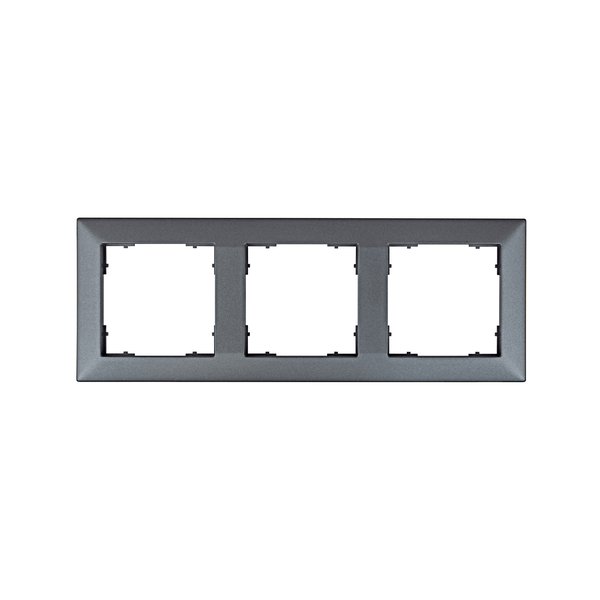 Schrack Technik EV115023-- Three Gang Frame