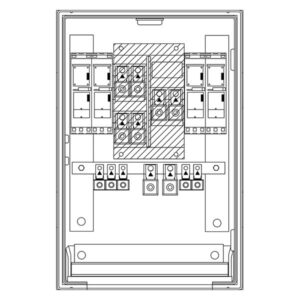 Schrack Technik IGKVNU302- Cable Distribution Cabinet