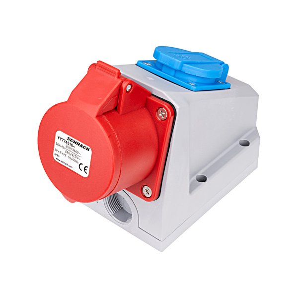 Schrack Technik YY774516-- CEE-Wall Socket Combination
