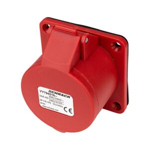 Schrack Technik YY794516-- CEE-Panel Mounting Socket