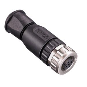 Steute Female connector 4-pole M12 x 1 straight