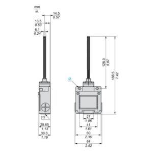 Telemecanique Sensors XCKM108 Limit switch