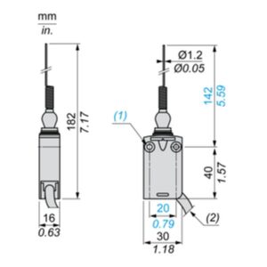 Telemecanique Sensors XCMD2106L1 Limit switch