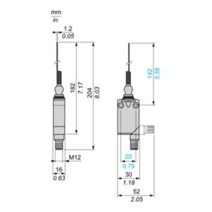 Telemecanique Sensors XCMD2106M12 Limit switch