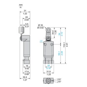 Telemecanique Sensors XCMD2115AM4 Limit switch