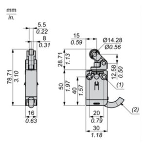 Telemecanique Sensors XCMD2121L1 Limit switch