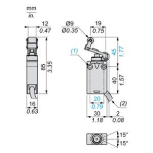 Telemecanique Sensors XCMD2124L1 Limit switch