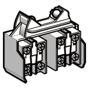 Telemecanique Sensors XCRZ42 Limit switch contact block with mounti