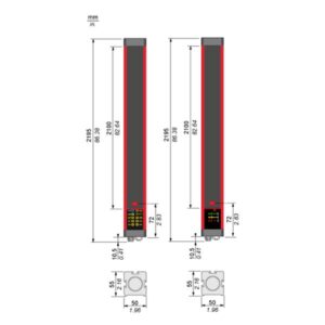 Telemecanique Sensors XUSL4MB40H211N Safety light curtain type 4