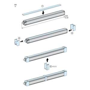 Telemecanique Sensors XUSZWPE105 Telemecanique Safety light curtains XU