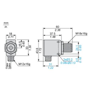 Telemecanique Sensors XX7V1A1PAM12 Ultrasonic sensors XX