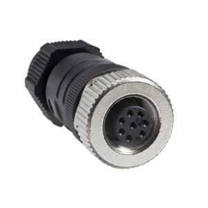 Telemecanique Sensors XZCC12FDM80B Con. M12 Fem. Straight 8 pins