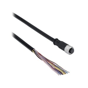 Telemecanique Sensors XZCP57V12L5 M12 12 pin straight female connector 5